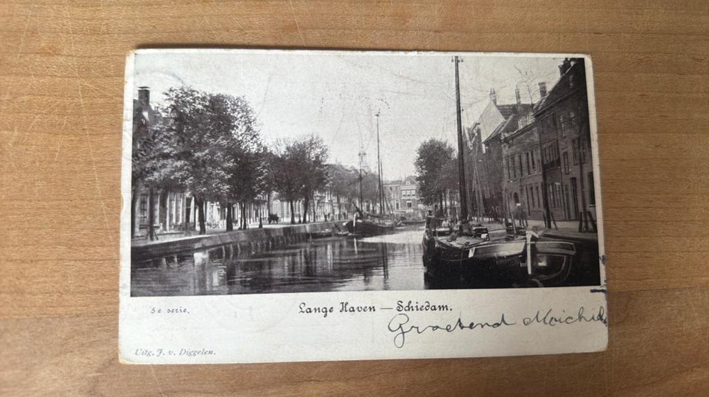 Lange Haven - Schiedam, Ophalen of Verzenden, Voor 1920, Zuid-Holland