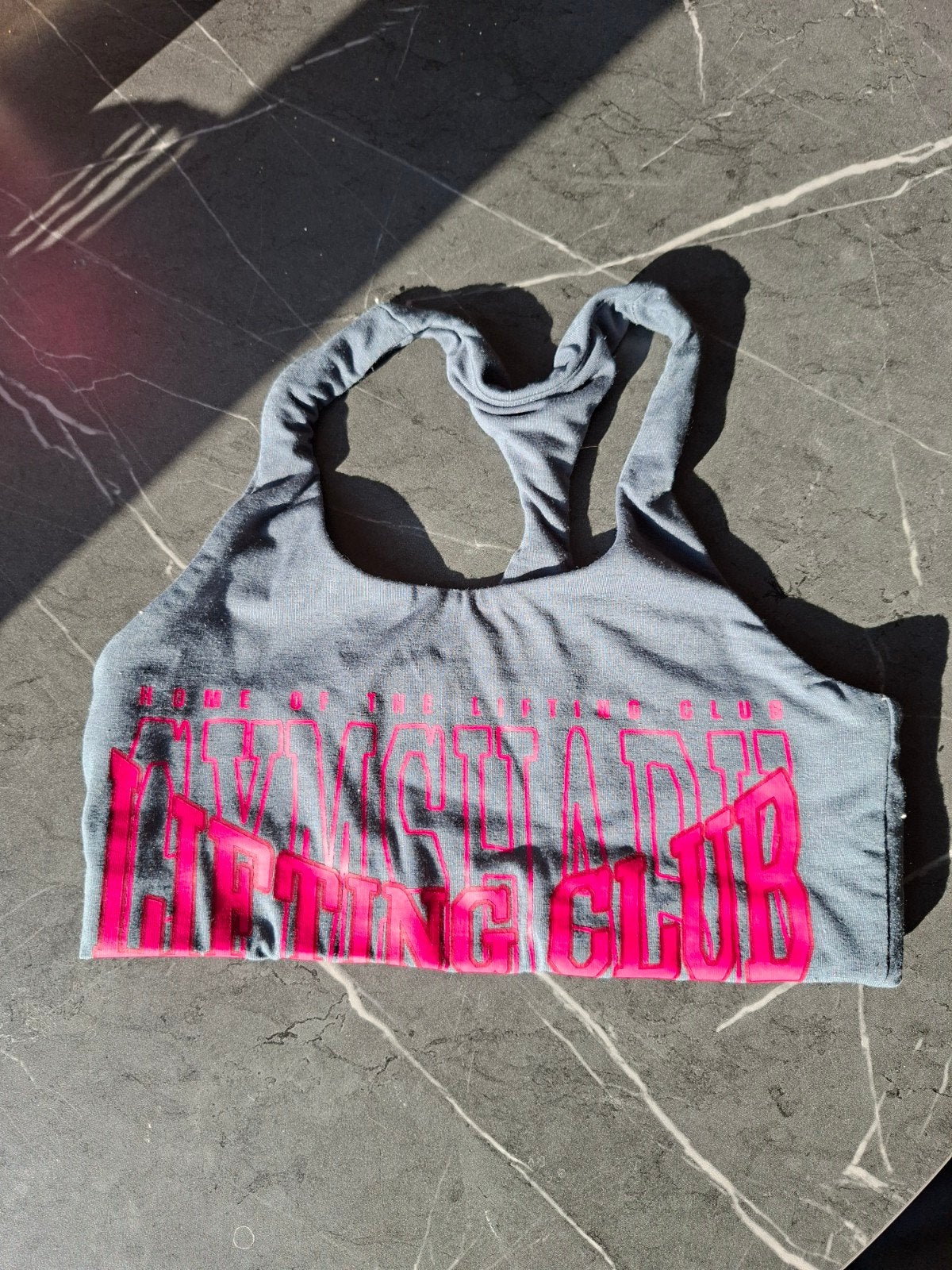 Gymshark sportbh, Kleding | Dames, Sportkleding, Ophalen of Verzenden, Maat 36 (S), Grijs, Gymshark