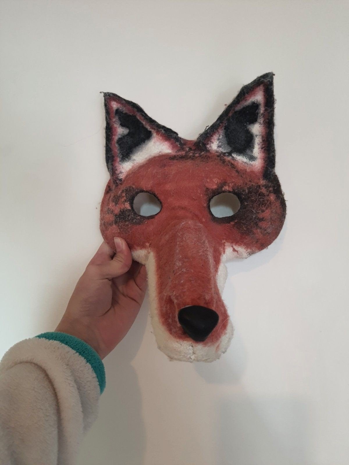 Therian vossenmasker, Hobby en Vrije tijd, Ophalen of Verzenden, Zo goed als nieuw