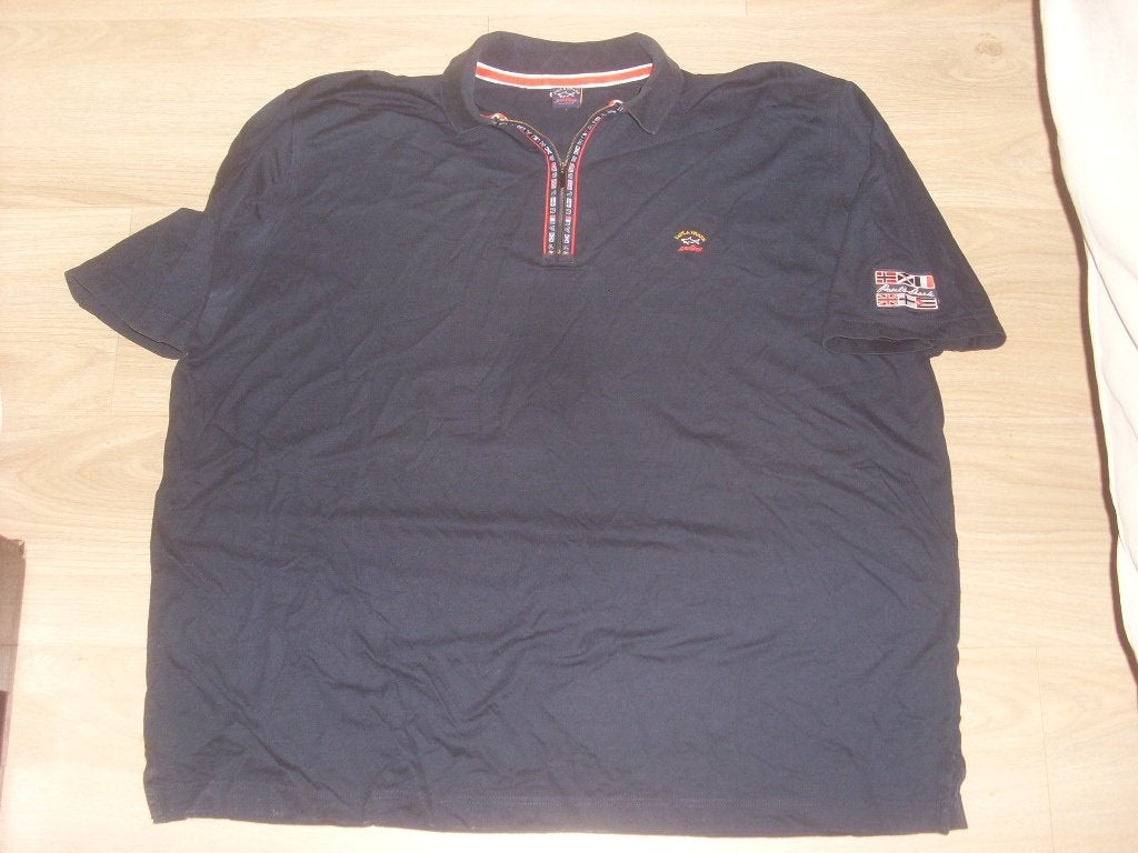 paul shark polo 4XL donker blauw, Verzenden, Zo goed als nieuw, Overige maten, Blauw