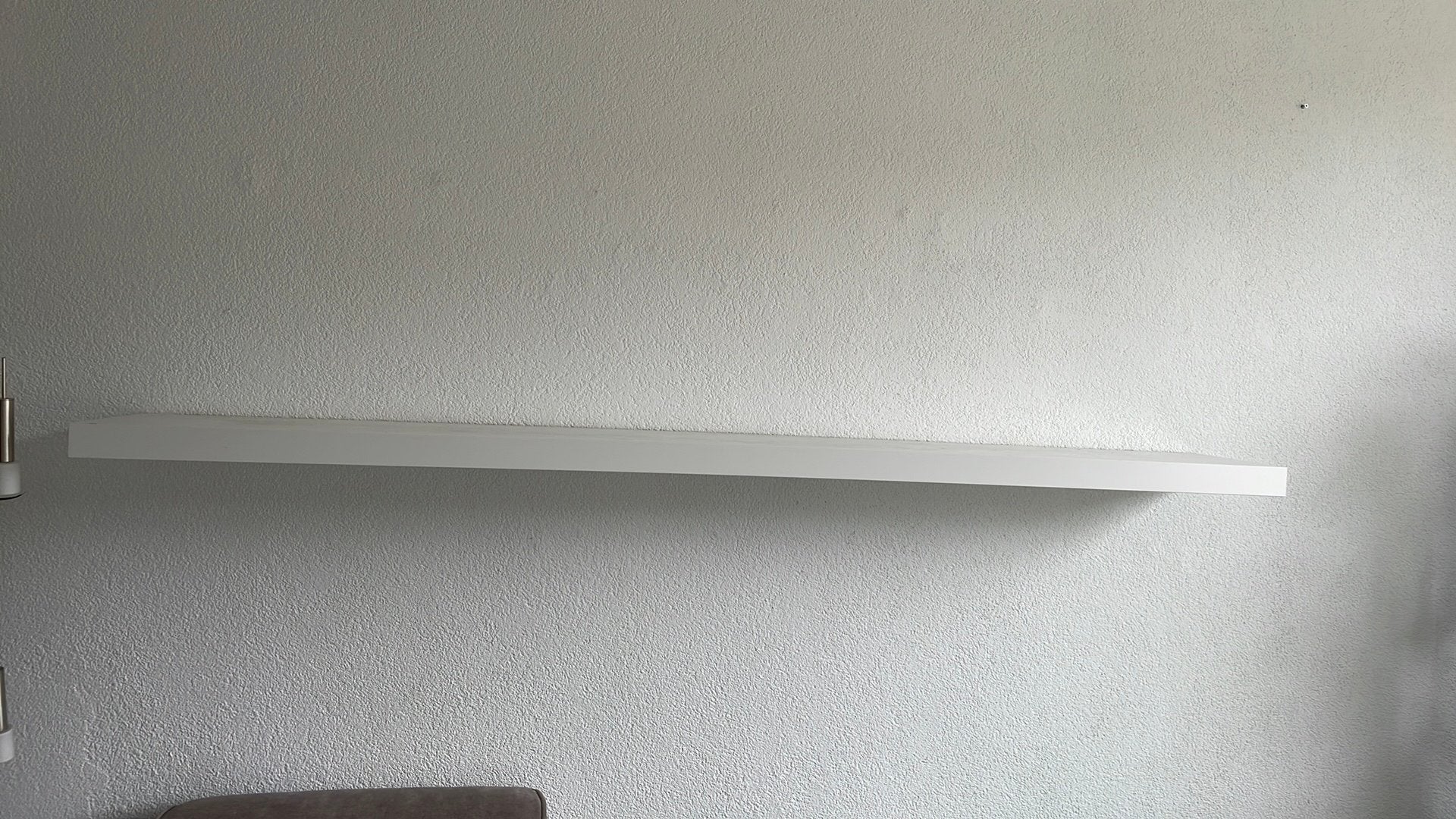 Witte wandplank lack ikea 190 cm, Ophalen, Zo goed als nieuw