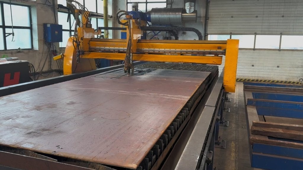 Plasma cutting machine MicroStep EasyCut 6001.20PG, Ophalen, Gebruikt, Metaal, Machine