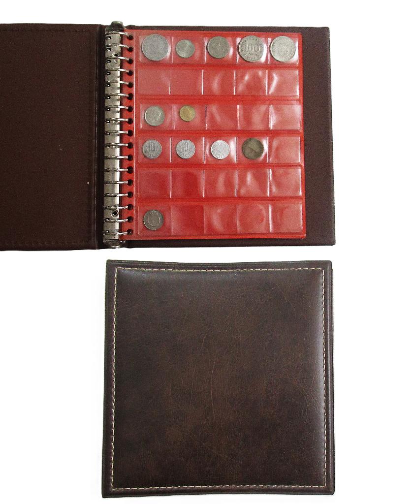 Vintage Muntenalbum insteekboek met wereld muntencollectie., Ophalen of Verzenden, Buitenland