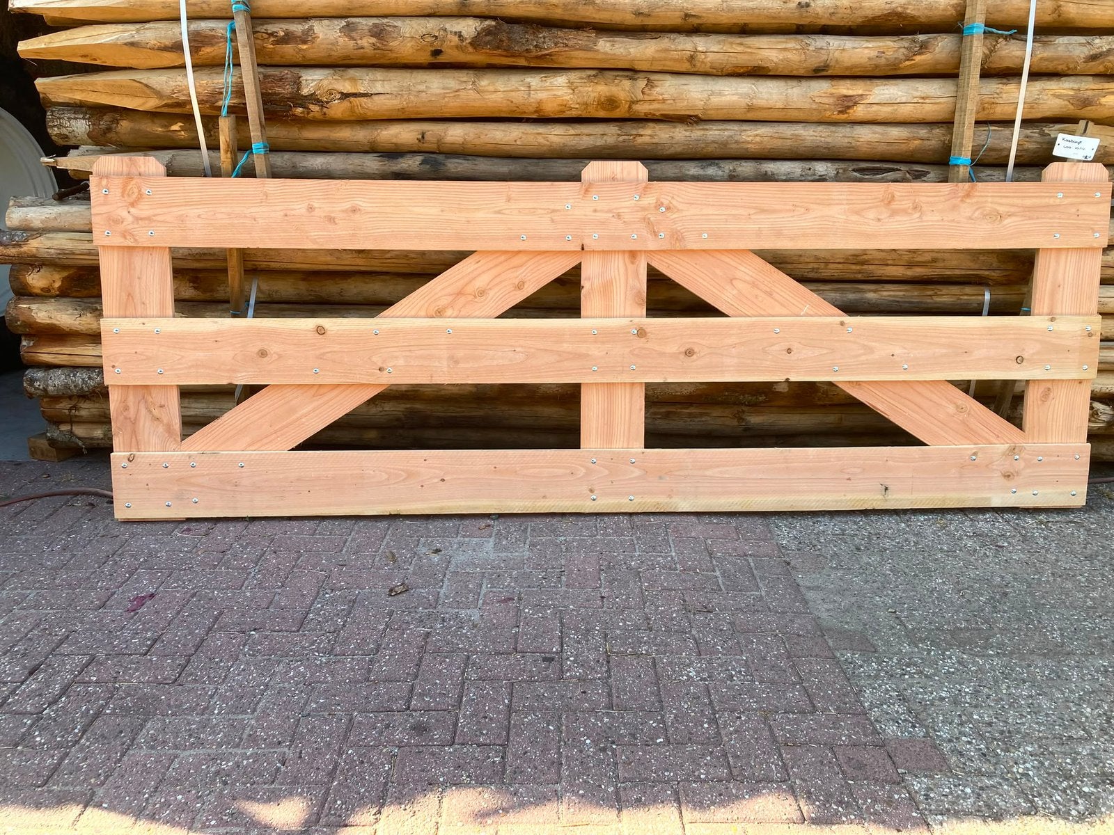 Poort houten tuinhekje erfscheiding oprit looppoort, Met poort, Gerard Krale, Nieuw, Ophalen of Verzenden