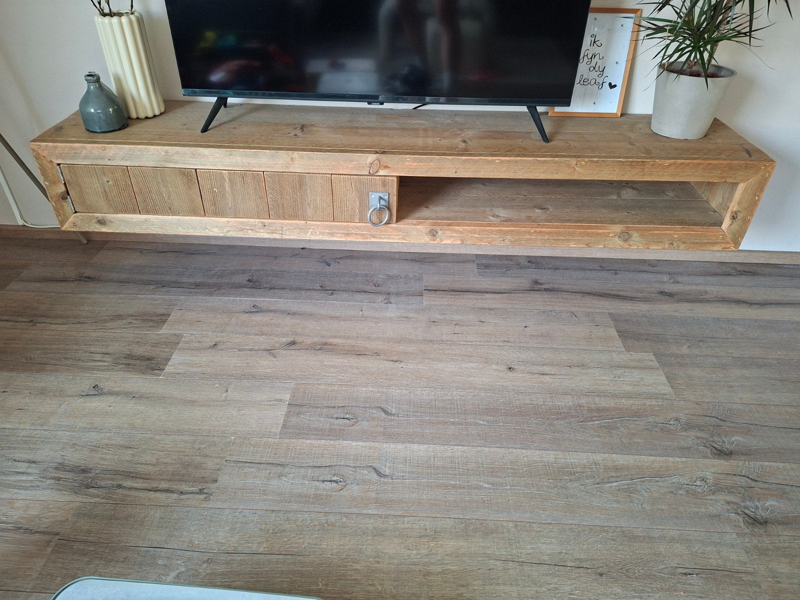 TV meubel, Huis en Inrichting, Kasten | Televisiemeubels, Ophalen, Gebruikt, 150 tot 200 cm, Minder dan 100 cm