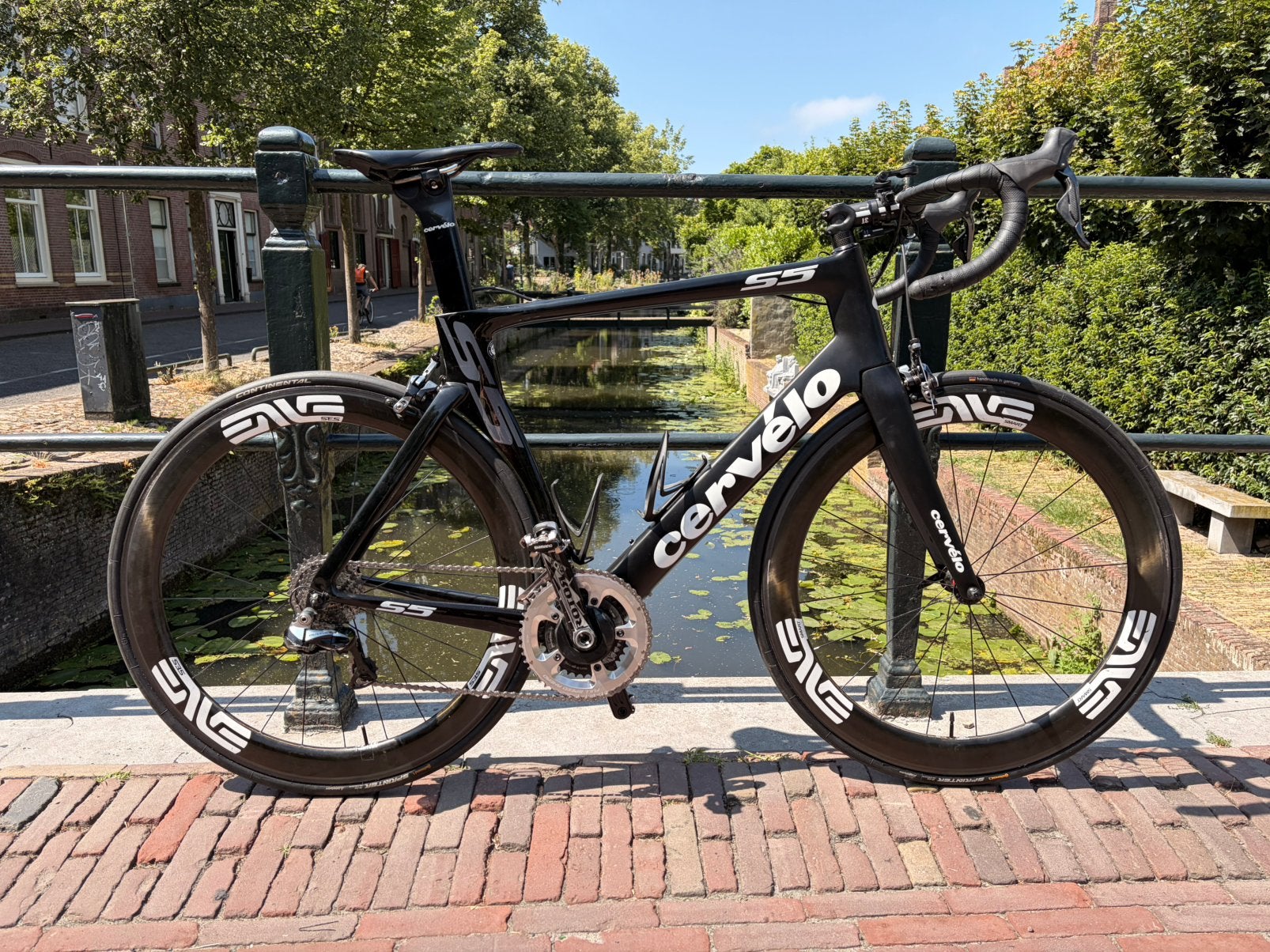 Cervélo S5 (Maat 56) – Dura-Ace Di2 & ENVE Carbon | 6,8 kg, Carbon, Zo goed als nieuw, Meer dan 20 versnellingen, 53 tot 57 cm