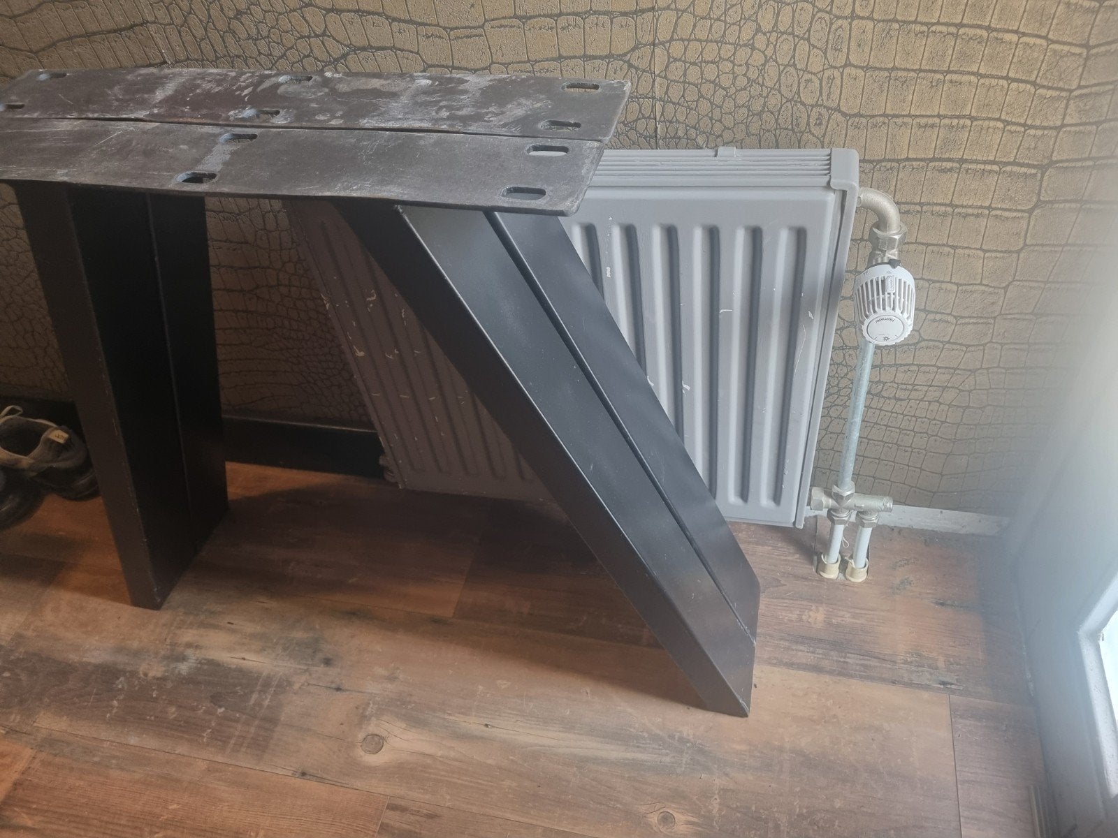 Te koop metalen  tafelpoten, Ophalen, Rechthoekig, 50 tot 100 cm, 50 tot 100 cm