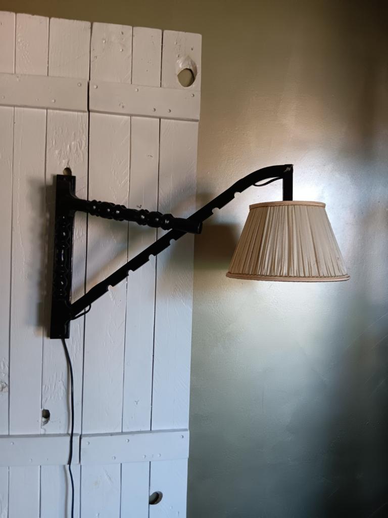 Vintage  wand schaarlamp, Ophalen of Verzenden, Gebruikt