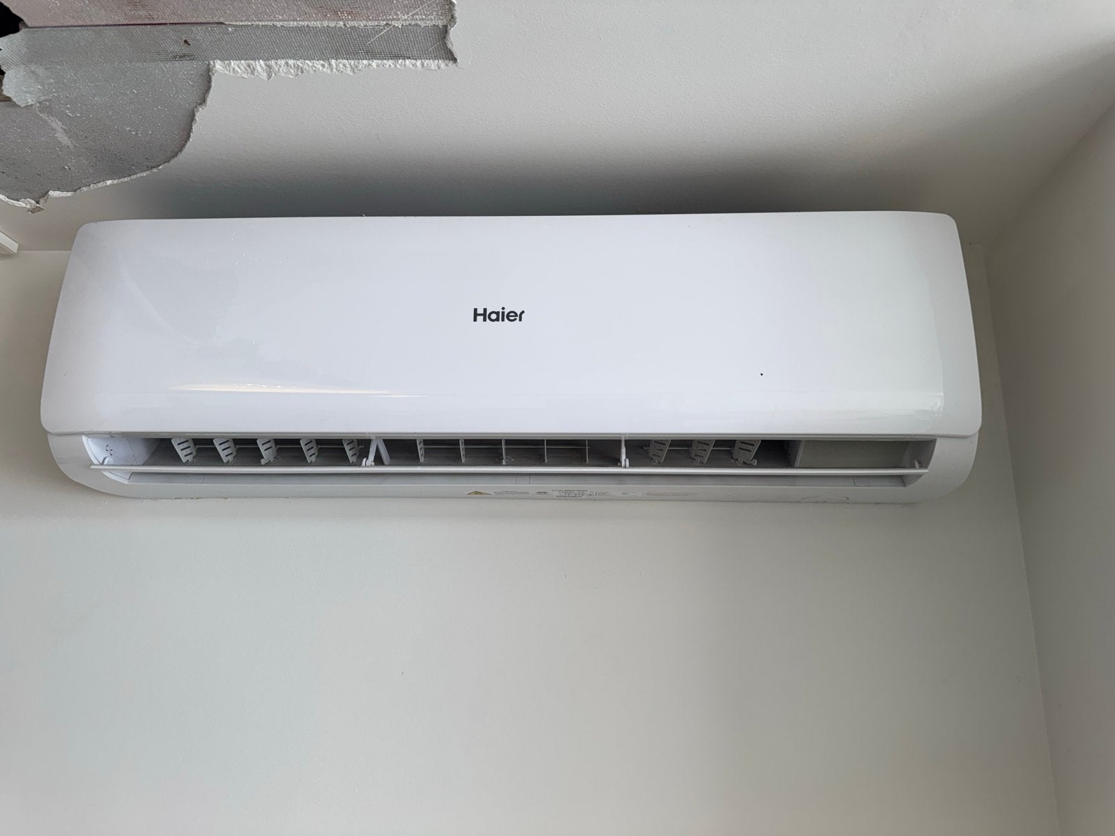 Haier Single Split Airco Binnen- en Buitenunit, 3 snelheden of meer, Ophalen of Verzenden, Zo goed als nieuw, Energieklasse A of zuiniger