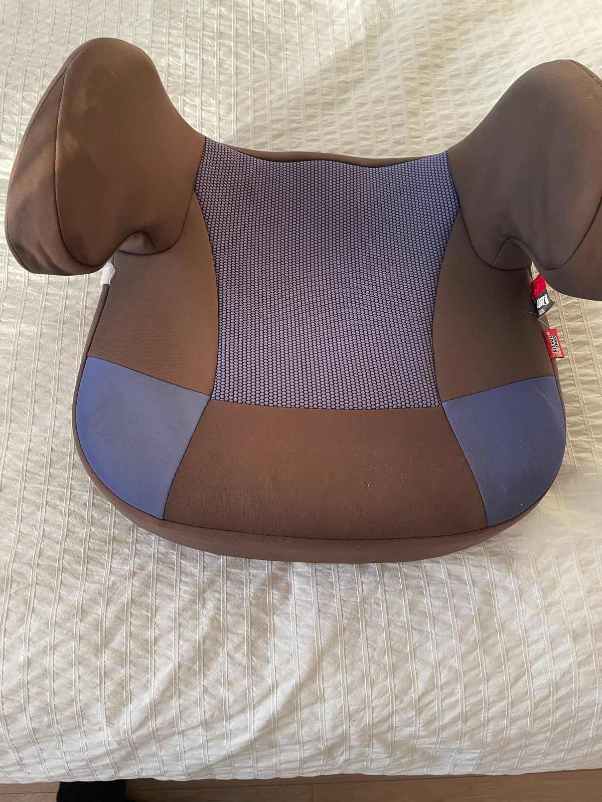Kinderzitje/zitverhoger - Bruin/Blauw, Kinderen en Baby's, 15 t/m 36 kg, Ophalen, Overige merken, Gebruikt