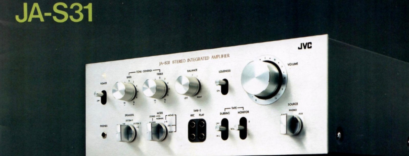 JVC JA-S31 Geïntegreerde Versterker - Vintage Audio, Audio, Tv en Foto, Versterkers en Receivers, Ophalen, Gebruikt, JVC, 60 tot 120 watt