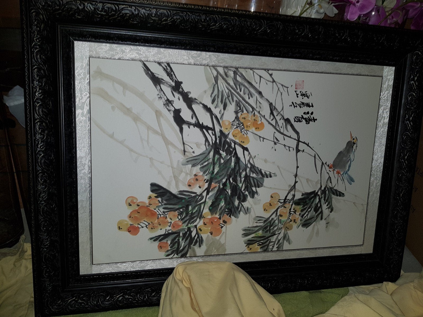 Set van  Chinese schilderijen met vogels en bloemen, Huis en Inrichting, Ophalen, Nieuw, Schilderij