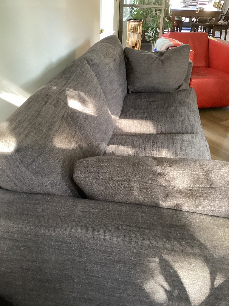 Bruine bank GRATIS AFHALEN, Ophalen, Gebruikt, Tweepersoons, 75 tot 100 cm