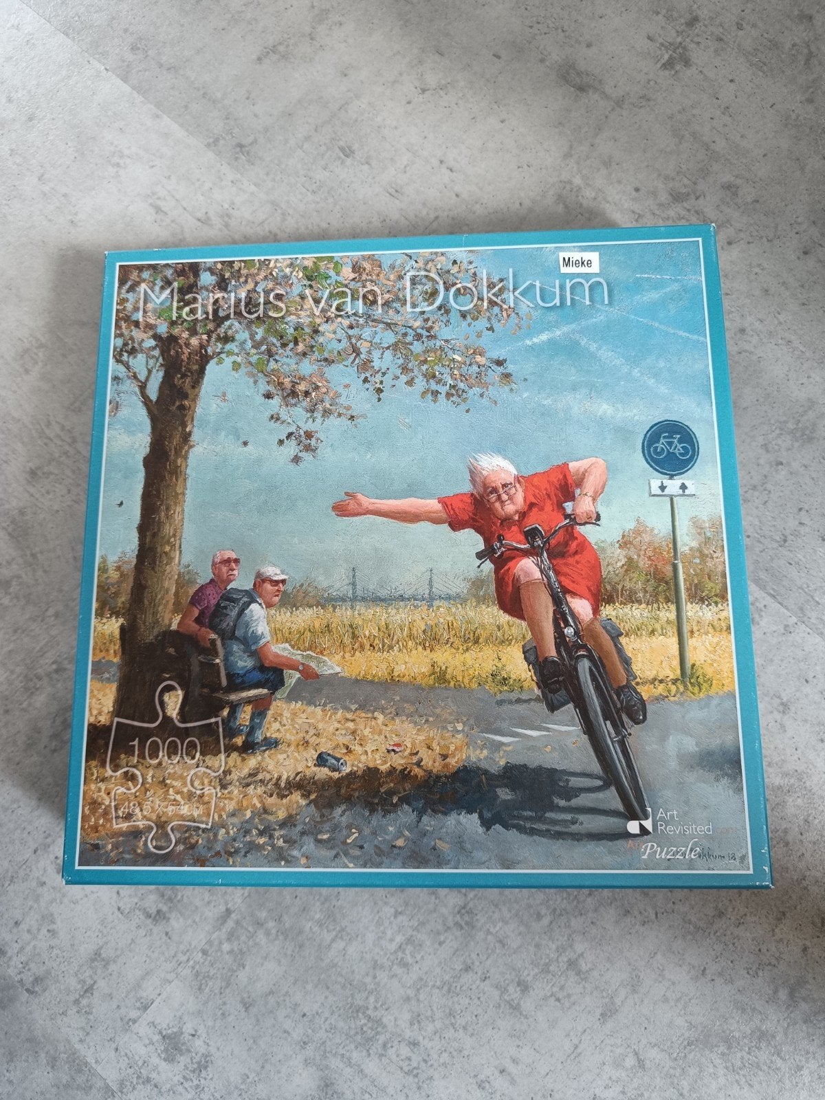 Marius van Dokkum Puzzel - Turbo 1000 stukjes, Ophalen of Verzenden, 500 t/m 1500 stukjes, Zo goed als nieuw, Legpuzzel