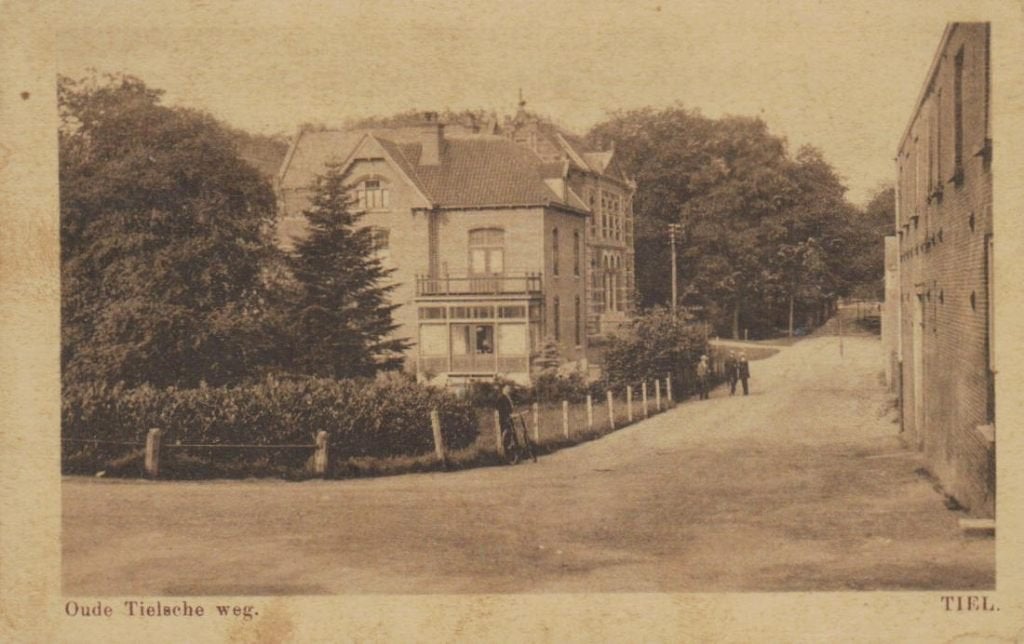 30 Tiel Oude Tielsche weg 1926 gelopen, Ophalen of Verzenden, 1920 tot 1940, Gelopen, Gelderland