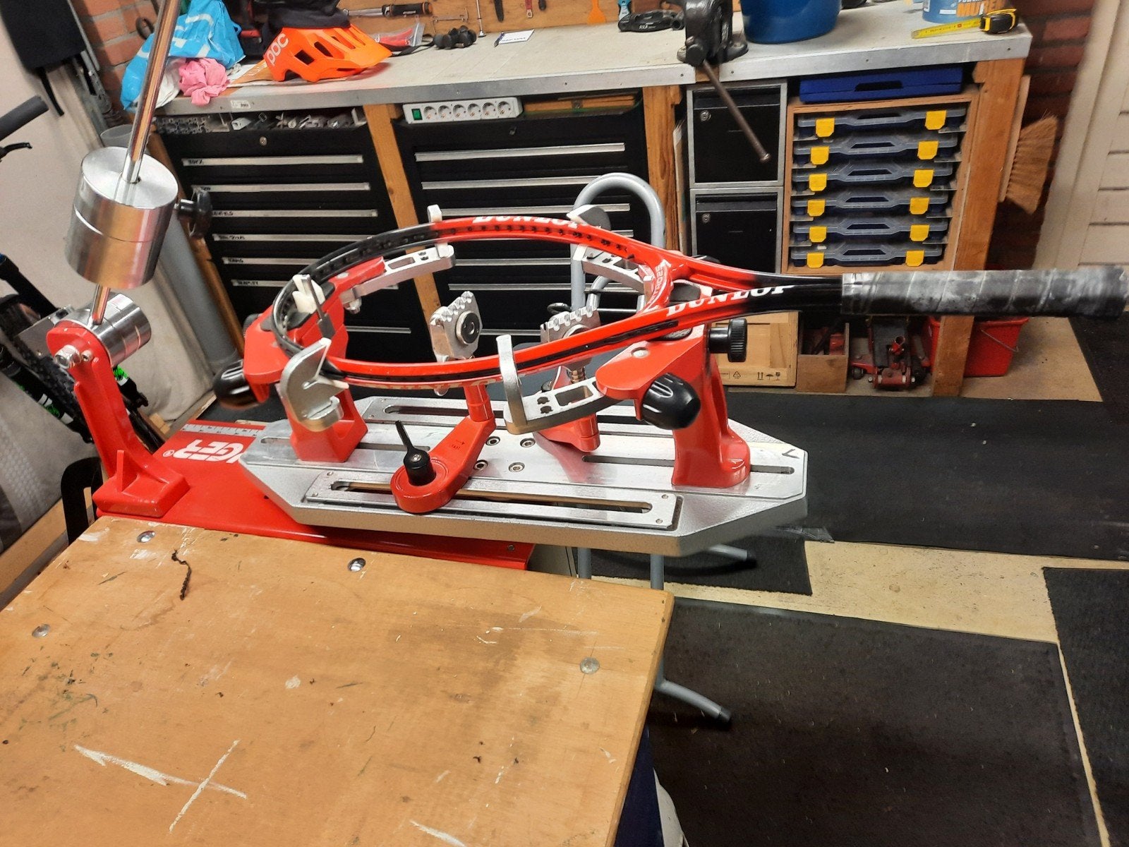 Bespanmachine tennis, Ophalen, Zo goed als nieuw, Racket, Overige merken