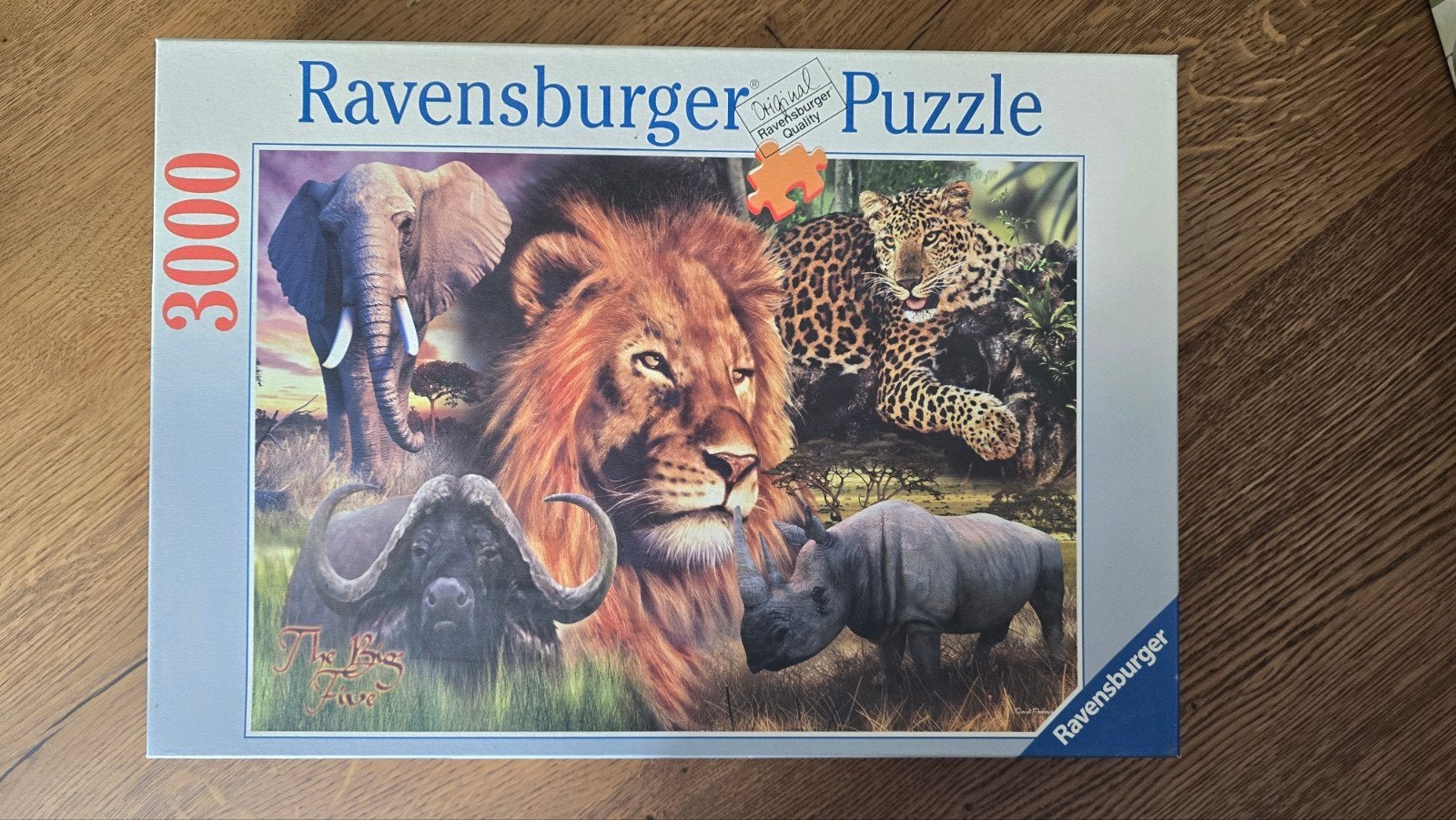 Ravensburger Legpuzzel 3000 stukjes - Wilde Dieren, Ophalen of Verzenden, Meer dan 1500 stukjes, Zo goed als nieuw, Legpuzzel
