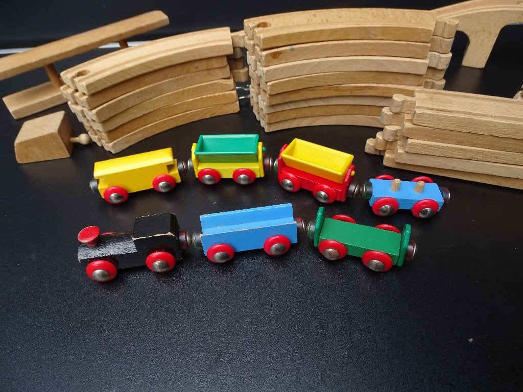 Houten trein met losse blokken, Ophalen, Gebruikt, Overige typen