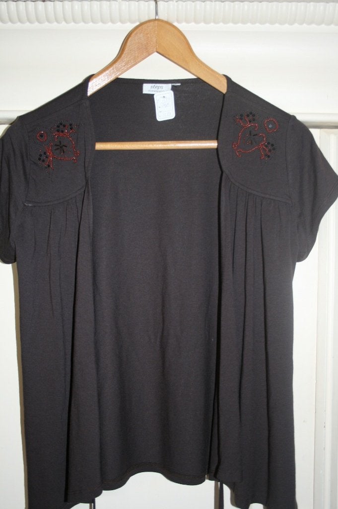 STEPS leuk kort vestje mt. M *kraaltjes*, Kleding | Dames, Maat 38/40 (M), Overige kleuren, Ophalen of Verzenden, Zo goed als nieuw