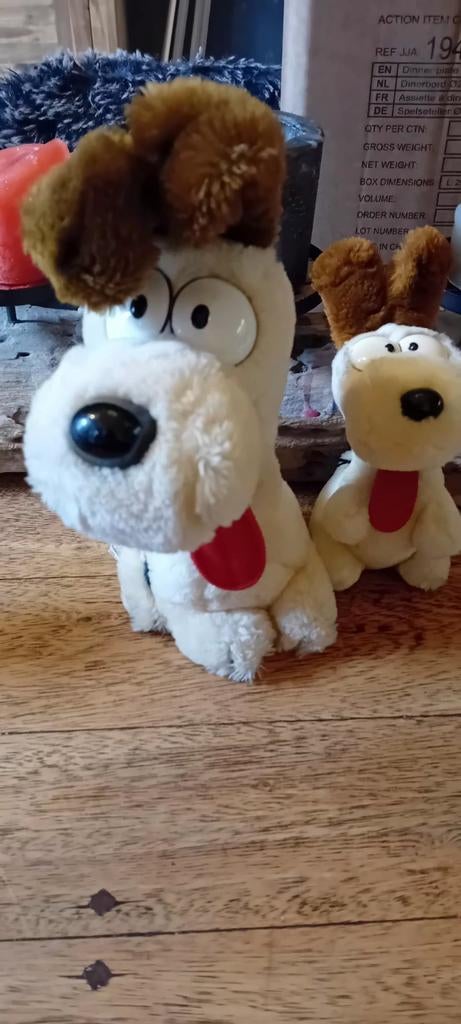 Schattige odie garfield knuffels, Ophalen of Verzenden, Gebruikt, Hond