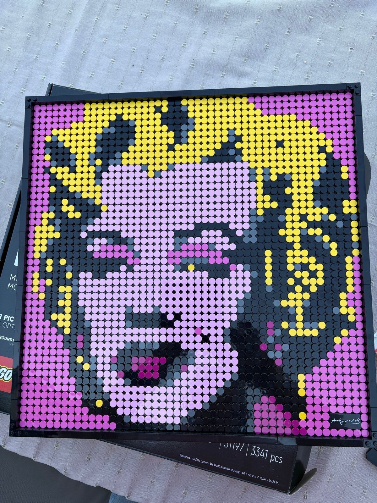 Lego Andy Warhol's Marilyn Monroe (Lego Art 31197), Overige thema's, Lego, Ophalen of Verzenden, Zo goed als nieuw