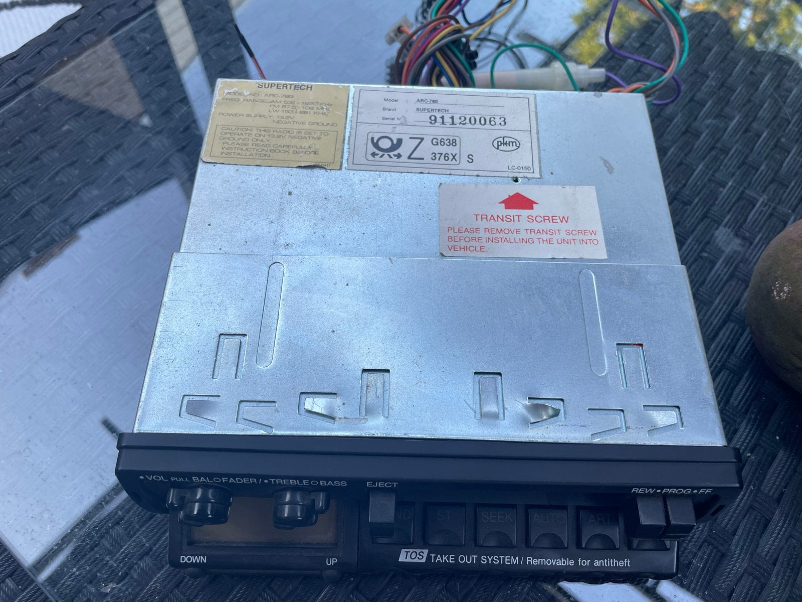 Supertech Autoradio/ Cassettedeck, Auto diversen, Autoradio's, Ophalen, Gebruikt
