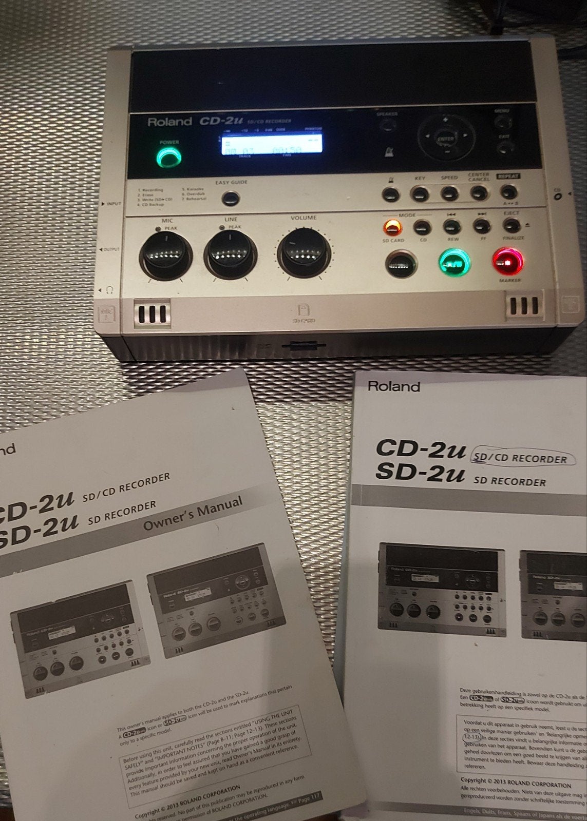 Roland CD-2u SD/CD Recorder, Ophalen of Verzenden, Gebruikt