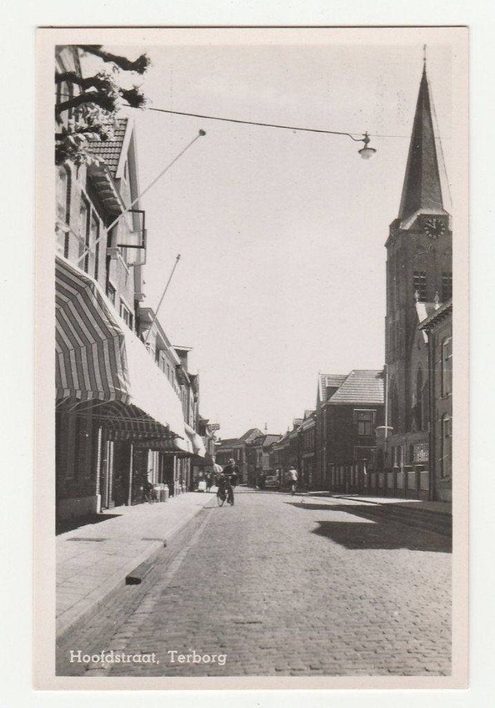 Terborg (bij Gaanderen en Etten) - Hoofdstraat, Ophalen of Verzenden, 1940 tot 1960, Ongelopen, Gelderland