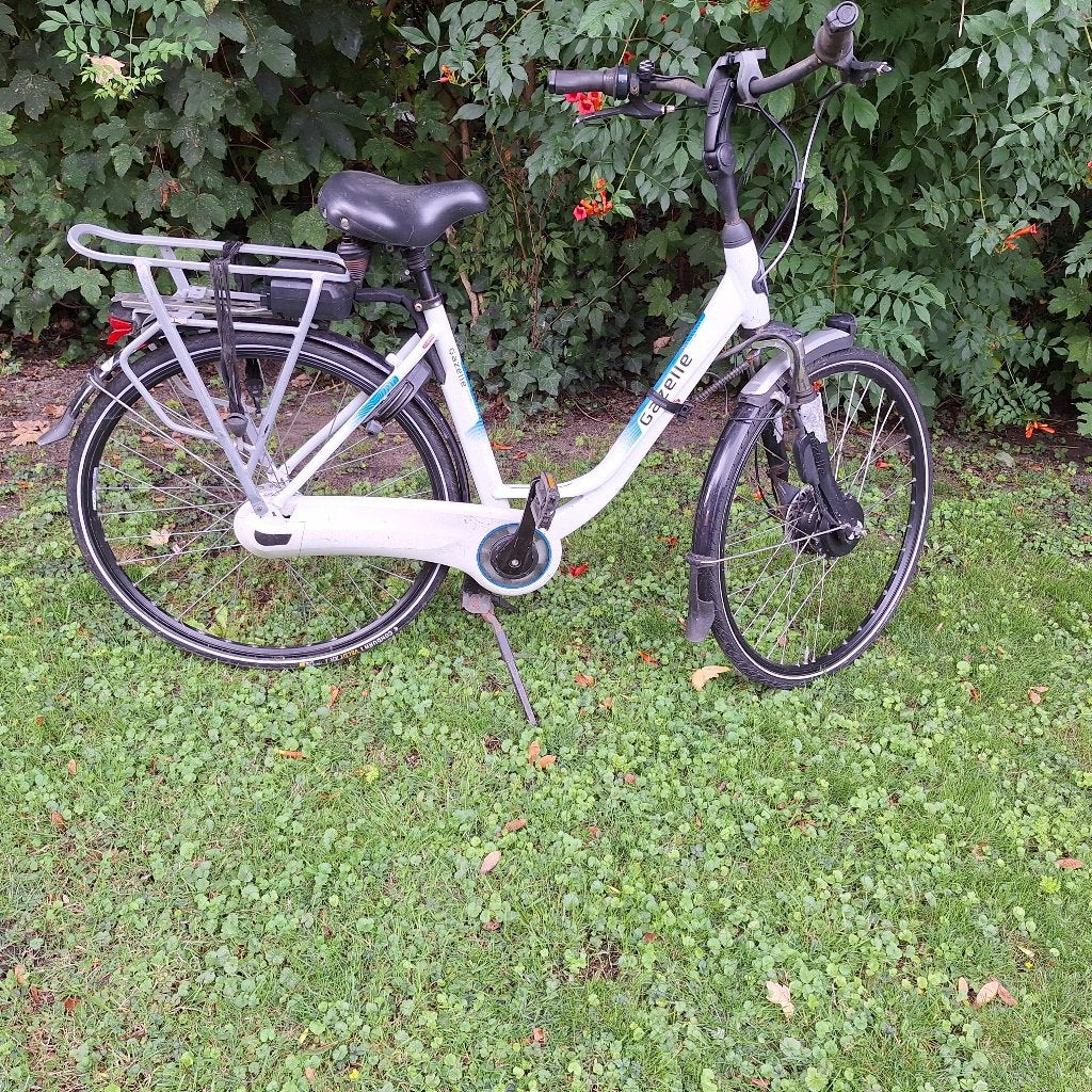 Gazelle kettingkast Wit, Gebruikt, Elektrische fiets, Overige typen, Kunststof