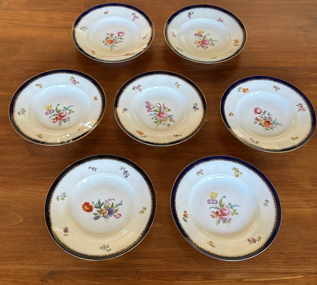7 antieke Rosenthal Botticelli diepe borden, Antiek en Kunst, Ophalen of Verzenden