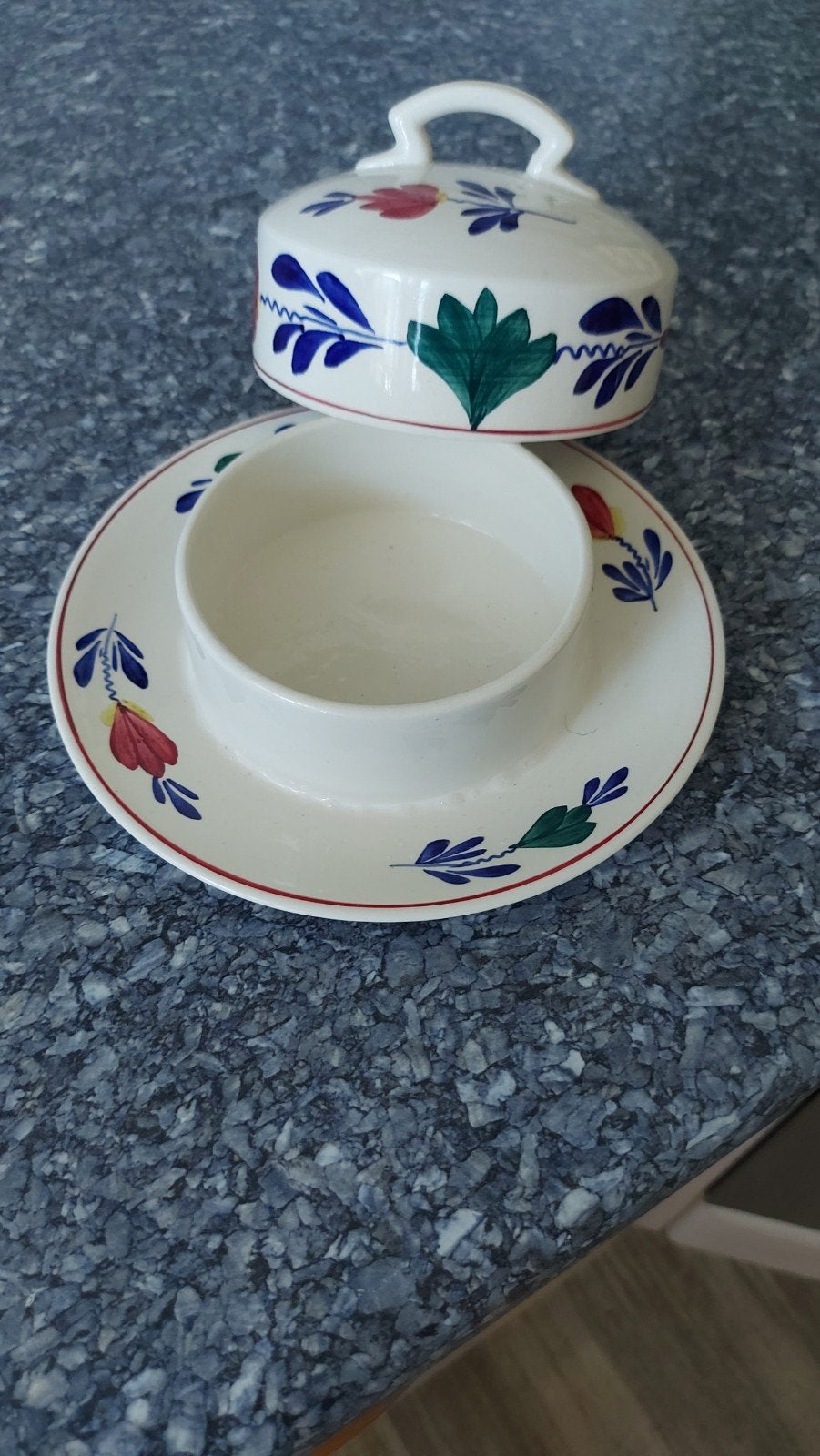 Boerenbont botervloot in zeer goede staat, Huis en Inrichting, Keuken | Servies, Keramiek, Ophalen of Verzenden, Zo goed als nieuw
