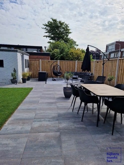 Terrastegel, H20 Comfort square ocean 60x60x4, Nieuw, Ophalen of Verzenden, 10 m² of meer, Beton