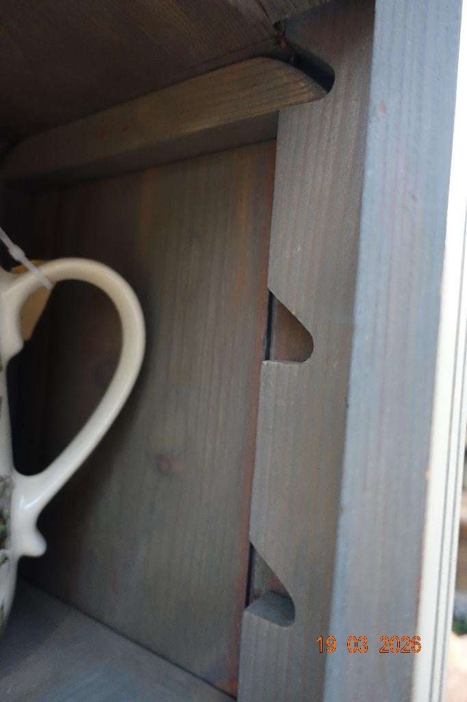 Greywash Boekenkast/toonkast /servieskast, Ophalen, Met plank(en), 50 tot 100 cm, Zo goed als nieuw