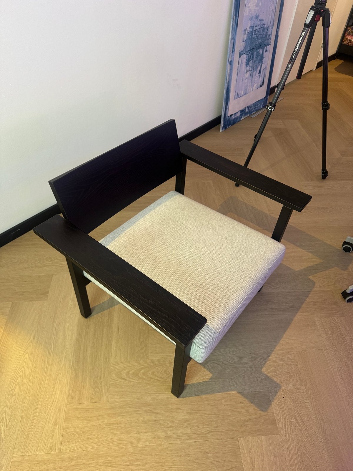 STUDIO HENK - BASE LOUNGE CHAIR, Ophalen, Gebruikt, Bruin, Eén