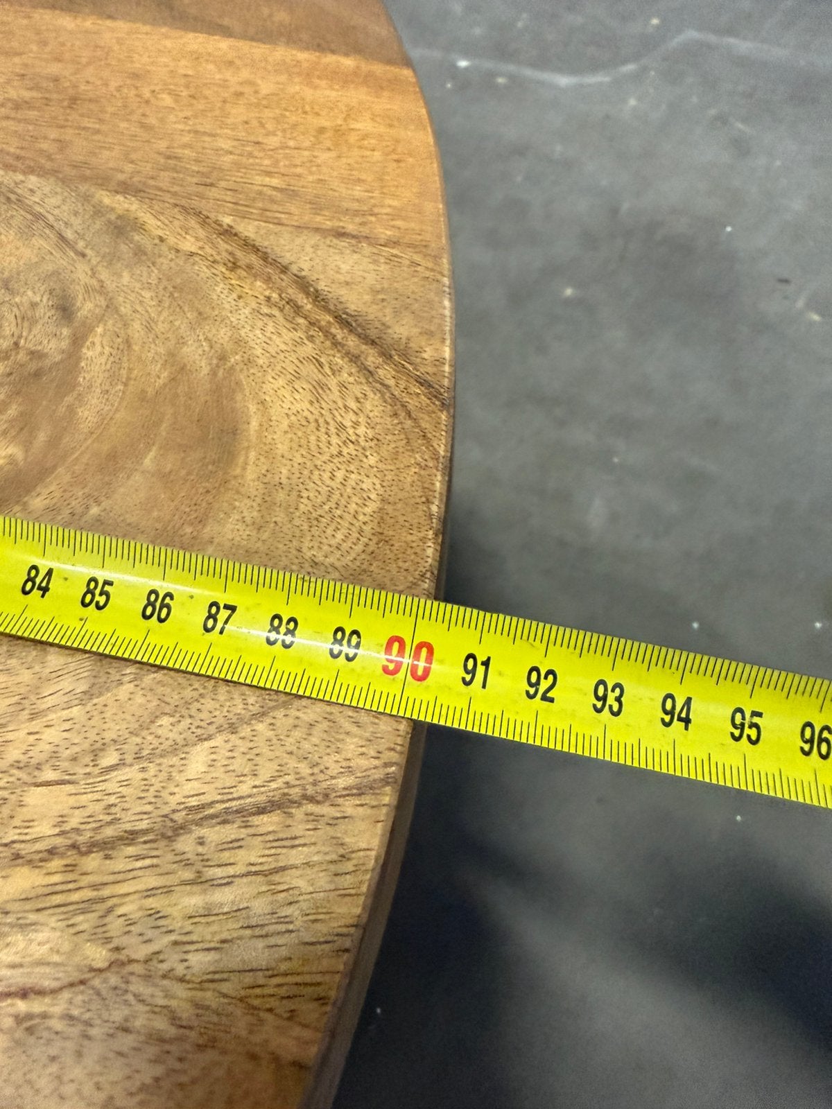 Nieuwe mango houten salon tafel 90 cm doorsnee, Ophalen, Nieuw, Rond, 50 tot 100 cm