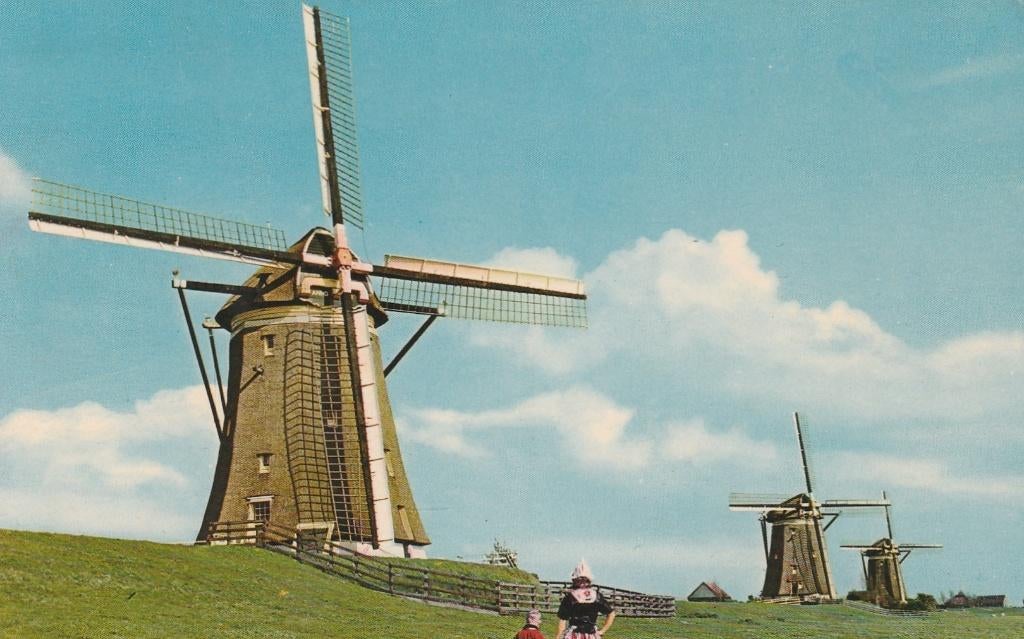 LEIDSCHENDAM Molens Driemanspolder kl.f., Verzenden, 1960 tot 1980, Gelopen, Zuid-Holland