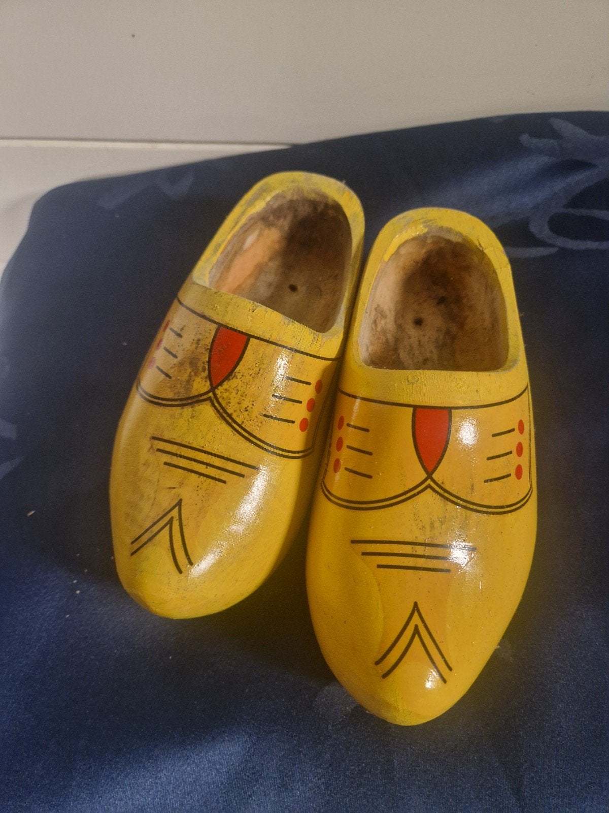 mooie houten klompen tuindecoratie L21cm, Tuin en Terras, Ophalen of Verzenden, Zo goed als nieuw