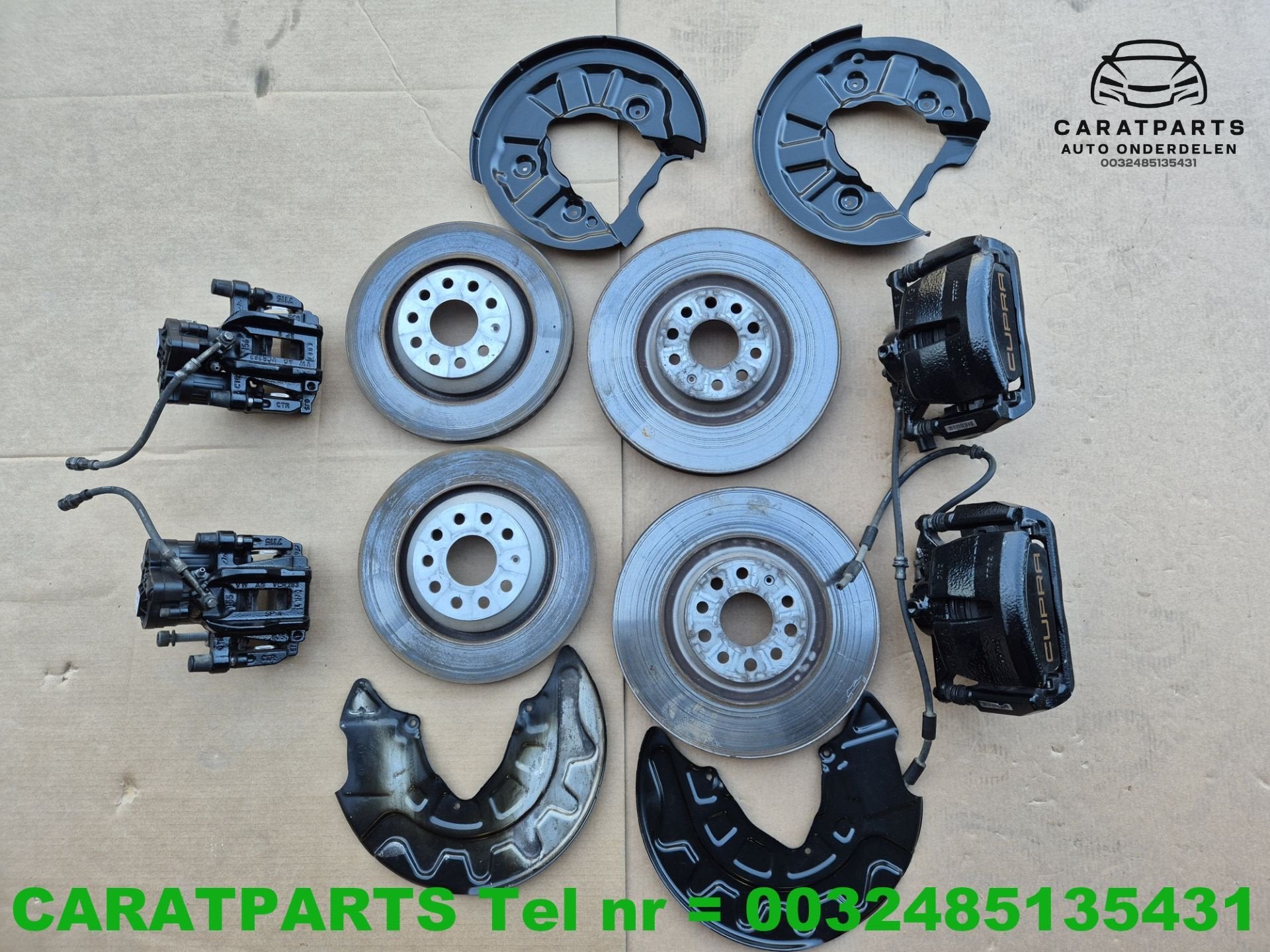 Cupra Leon remklauwen Cupra Ateca remklauw set 340MM, Gebruikt, Autovia A-2, Km 585 585
08760  Martorell, ES, Ophalen of Verzenden