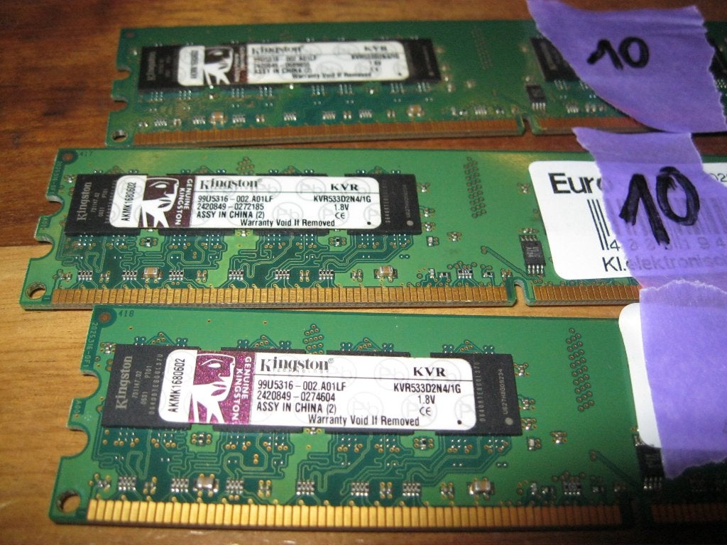 Kingston KVR533D2N4/1G 1 GB 533 MHz DDR2 Non-ECC CL4 240, Computers en Software, RAM geheugen, Ophalen of Verzenden, DDR2, Desktop