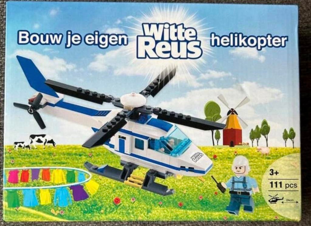 Witte reus LEGO Helikopter 24 cm NIEUW IN VERPAKKING, City, Lego, Nieuw, Ophalen of Verzenden