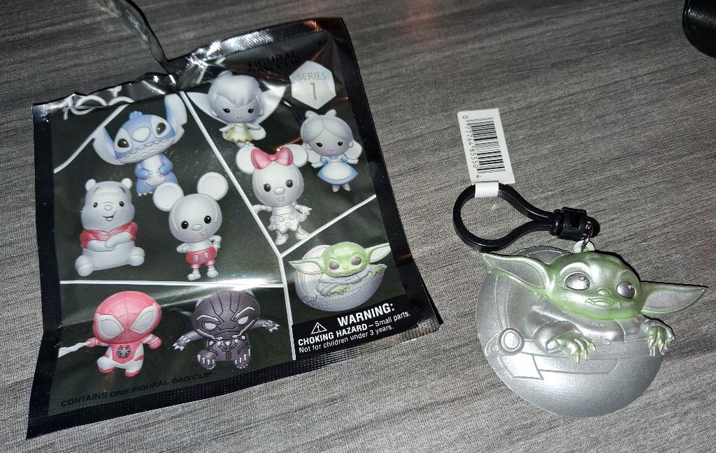 Nieuwe sleutelhanger tas hanger Baby Yoda / star wars /100, Ophalen of Verzenden, Nieuw, Gebruiksvoorwerp