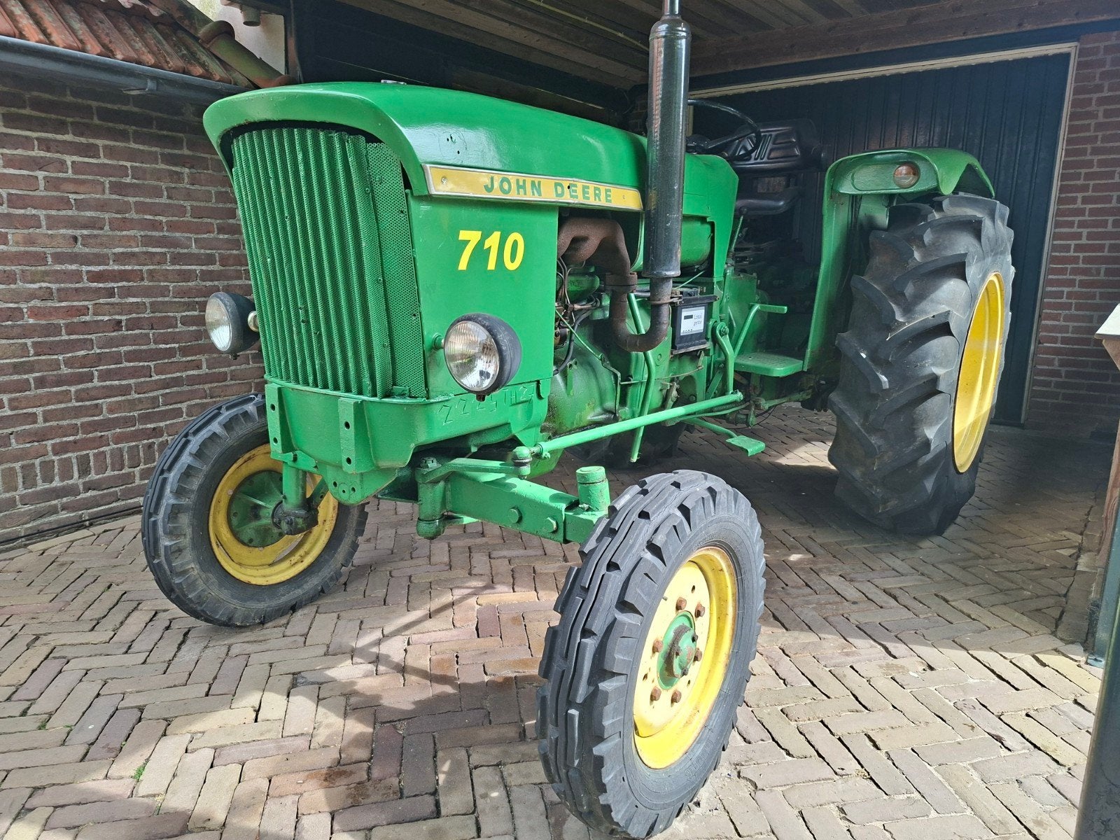 john deere 710 1965 trekker met kenteken, Ophalen, Bumper