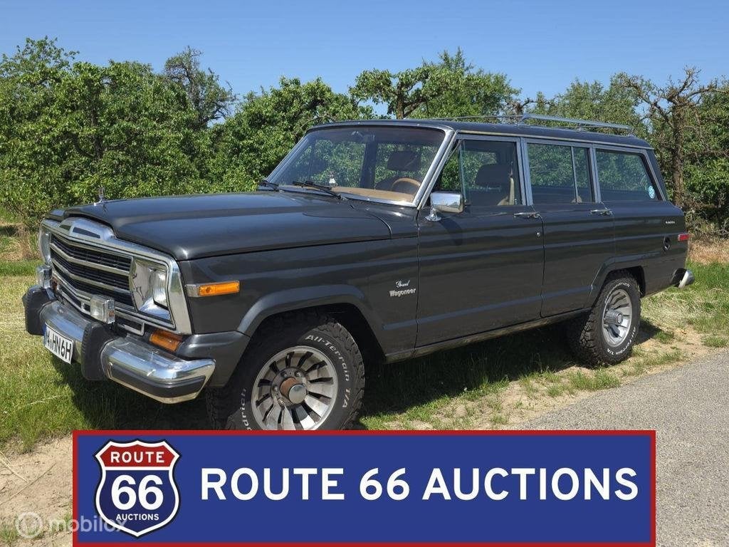 Jeep Grand Wagoneer | 1986 | Route 66 Auctions, Auto's, Jeep, Overige carrosserieën, Zwart, Bedrijf