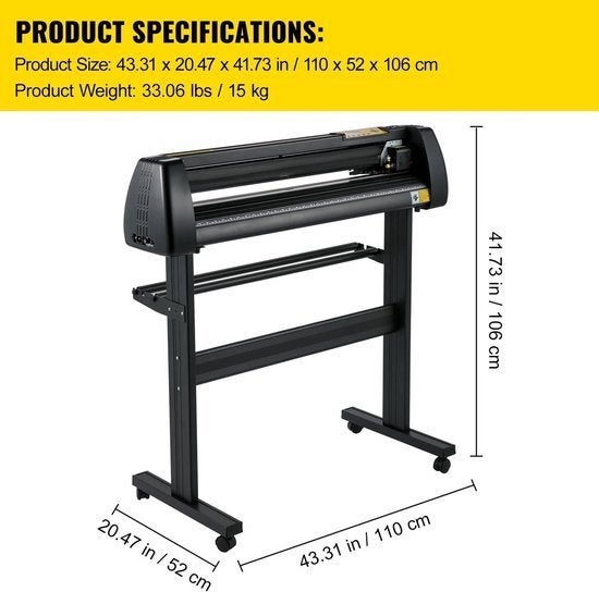 34 Inch Vinyl Cutter Plotter – Vinyl Snijplotter, Corvance B.V., Verzenden, Nieuw, Corvancebol@gmail.com
