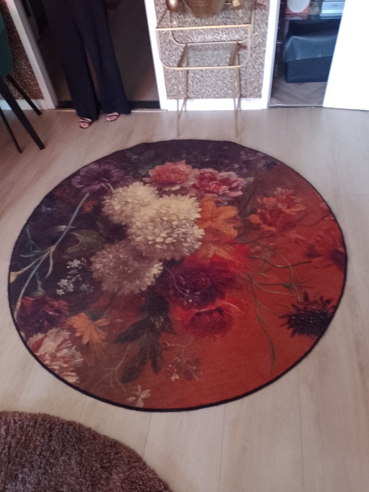 Vloerkleed rond doorsnee 1.60, Ophalen, Rond, 150 tot 200 cm