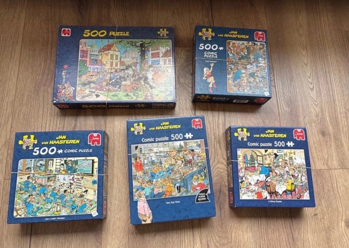 Jan van Haasteren Puzzels - 500 stukjes - 5 stuks