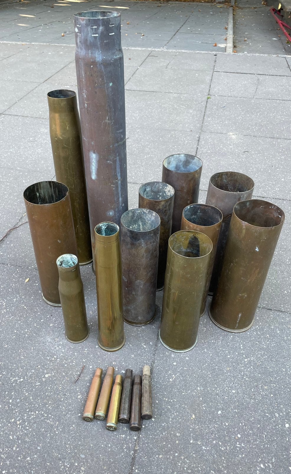 Groot lot WOII hulzen (US / Brits), Ophalen, Amerika, Hulzen of Bodemvondsten
