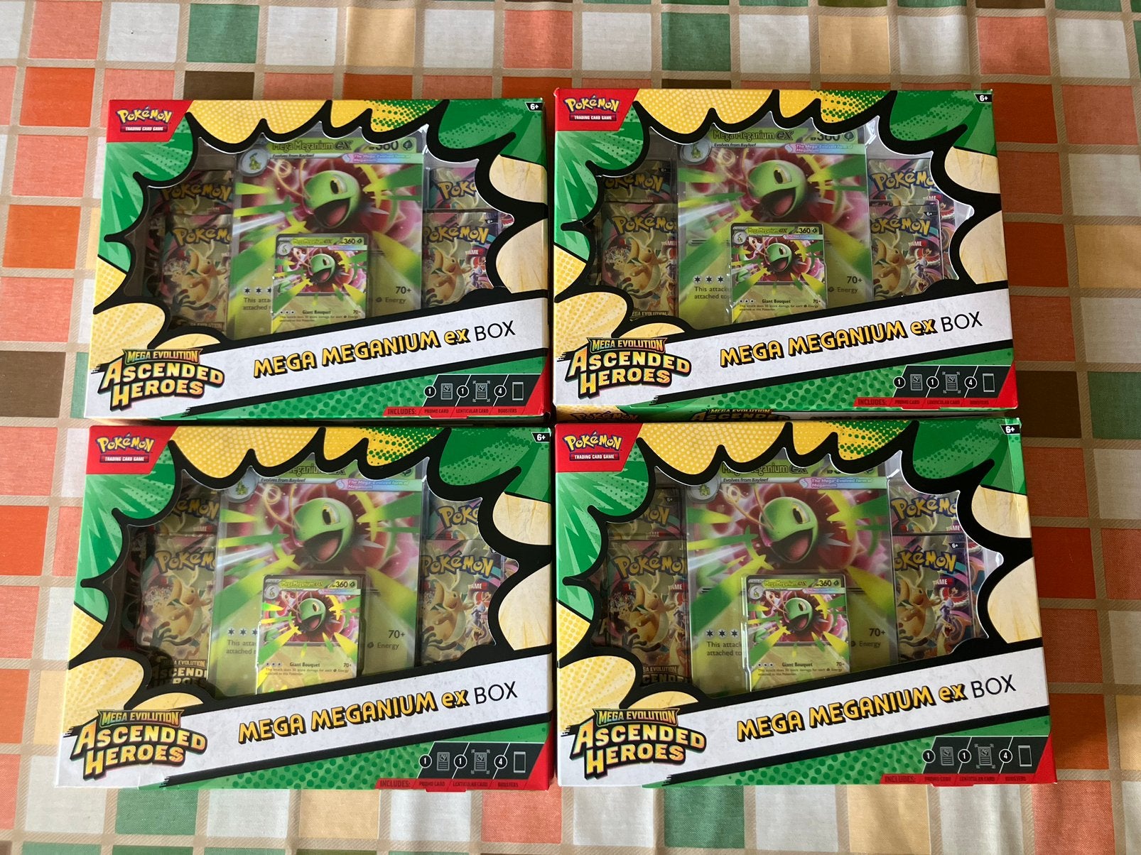 4x Pokémon TCG Mega Meganium ex Box | Nieuw & Geseald, Meerdere comics, Ophalen of Verzenden, Zo goed als nieuw, Amerika