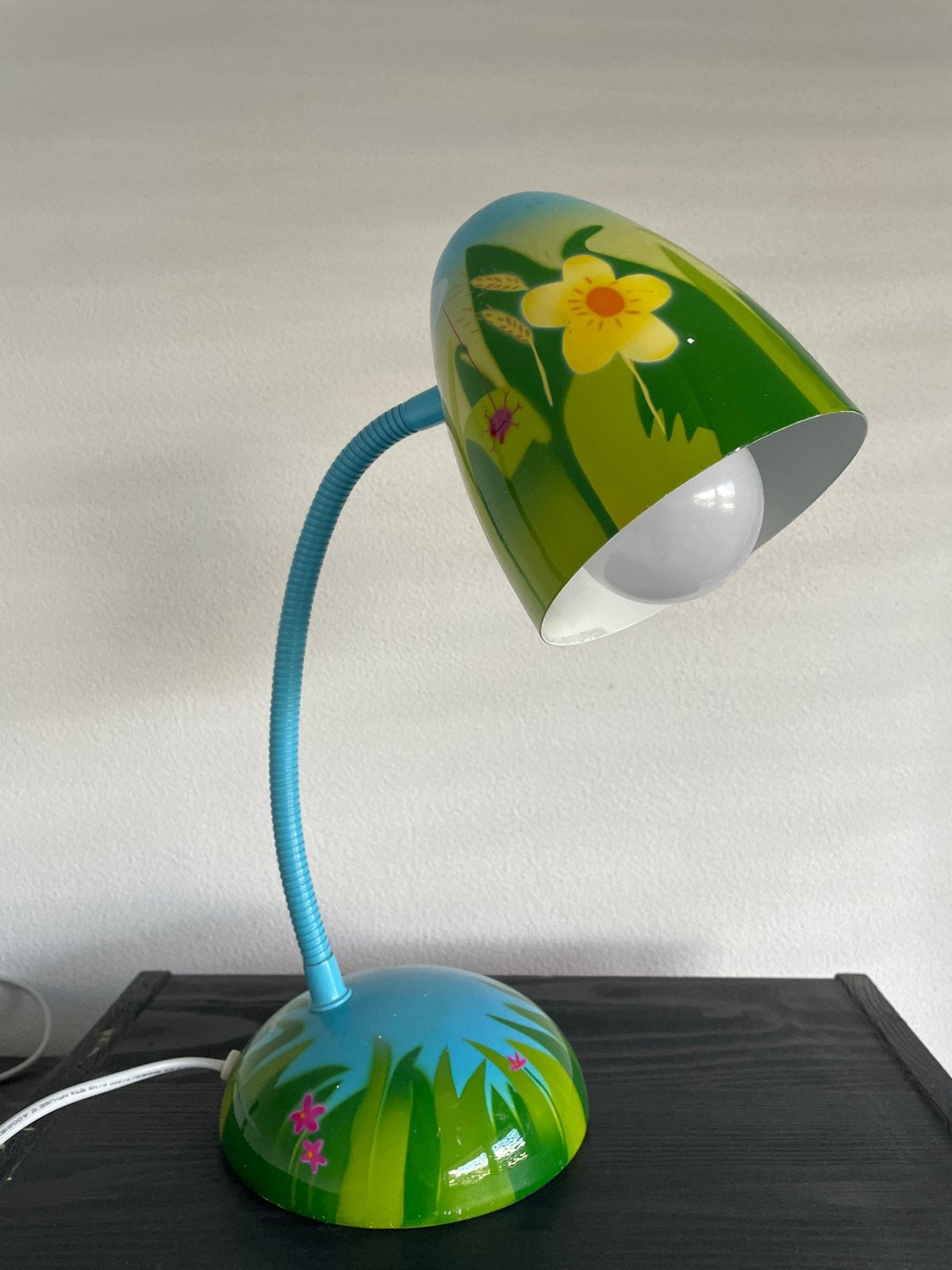 Pylones kinderlampje met bloemen en lieveheersbeestje, Ophalen, Gebruikt, Overige merken, Meerkleurig