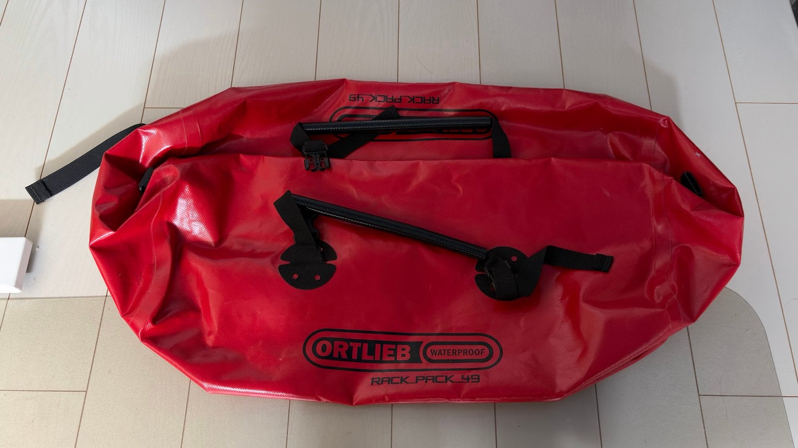 Ortlieb Rack-Pack 49L Waterdichte Reistas Rood, Ophalen, Zo goed als nieuw